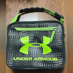 Under Armour Black and Neon Green lunch box